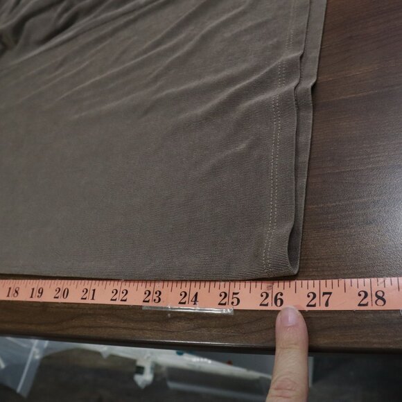 Chico's Travelers Tunic Top Womens 12/14 Brown Boho Modest Classic Earthy Casual - Picture 12 of 16